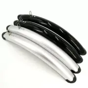 1 Pair Bicycle Front Rear Fenders 700C Aluminum Plastic Retro Fixed Gear Cycling