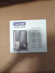 HornBill HBUS-MD-BLK Keyless Entry App Control Alert Smart Lock Dead Bolt