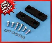 For 03-22 Toyota FJ Cruiser Tacoma 4Runner Swaybar Relocator Brackets Kit BLK