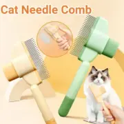 Professional Pet Comb For Dogs And Cats With Release Button Flea Cat Combs For C