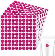 Number Stickers,7X Consecutive Small Number Label - 1 Inch Round Tear Resistant Adhesive Decal 1 to 100 for Storage Locker Indoor Classification Toolbox