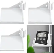 Granmagazz 16 mm Grow Tent Corner Shelf, 4-Pack, White, Plastic Frame, Polypropylene Inner, Indoor Grow Enclosure Accessory