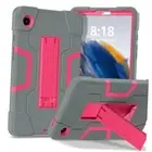 Case for Samsung Galaxy Tab A9 8.7 2023 Case, Heavy Duty Hard PC Soft Gray