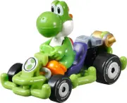 Mattel Hot Wheels - Mario Kart - Die Cast - Yoshi Kids Toy Multi