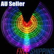 LED Wings Light Up Butterfly Cape Colorful Belly Dance Costumes For Adult KidsNW