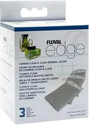 Fluval Edge Carbon Clean & Clear Renewal Sachets - 3-Pack