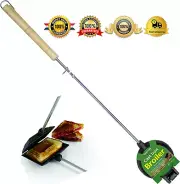 Cast Iron Square Pudgy Pie Maker 27" Campfire Pudgie Sandwich Cooker
