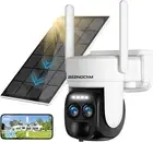 [ 8X Zoom 4K 5Dbi Security Cameras Wireless Outdoor, Battery Powered Solar Secur