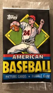 1988 Topps UK Minis American Baseball Pack Dale Murphy (Top) Pedro Guerrero Back