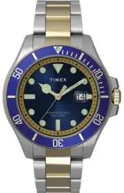Timex Harborside Two-Tone 43Mm Mens Watch