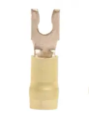 12-10ga 3-pc Nylon w/Sleeve Insulated 1/4 Snap Spade Terminal (1,000/Bulk Pkg.)