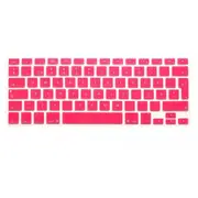 Translucent Colorful Silicone Keyboard Protective Film For Macbook13.3 15.4 European Version Swedish ROSE-RED COLOR