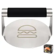 Mizvsitrd Smash Burger Press: Food-Grade 304 Stainless Steel Burger Smasher, ...