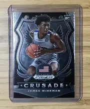 2020-21 Panini Prizm Draft Picks James Wiseman Crusade Prizm RC 82 Base