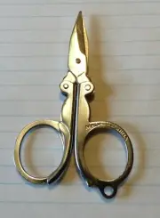 Small Scissors Stainless Steel Scissors Portable Foldable Travel Fold Sewing