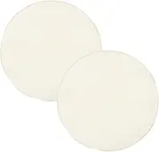 LIFKOME 2pcs Goat Skin Drum Sound Replacement for African Drums Natural Texture Comfortable Play for Percussion Enthusiasts