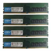 Crucial 4x 16GB 1RX8 PC4-2133P DDR4 17000MHz 288Pin UDIMM Desktop Memory RAM*&