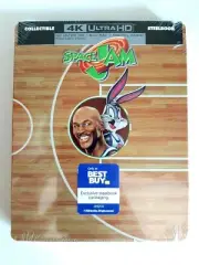 Space Jam Steelbook: 4K, Blu Ray, Digital New Sealed Mint US Shipped in Box