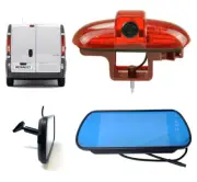 Oval Reversing Camera Kit & Windscreen Monitor Vauxhall Vivaro Van 2001 - 2014