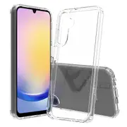 ZUSLAB Galaxy A25 Case Slim Hybrid Shockproof Translucent Protective Cover for Samsung (2024) - Clear