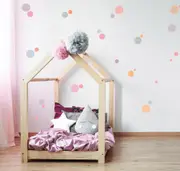 Watercolour Polka Dot Wall Decals Australian Design Hand Painted Peel & Stick, Removable Wall Decal. Nursery, Kids Playroom, Kids Teens Bedroom