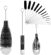 Bottle Brush [Set of 12] for SodaStream Cleaning Soda Cleaning Brush, Bottle Cleaner, Cleaning Brush, Milk Hose Brush, Cleaning Brushes for Fully Automatic Coffee Machines