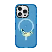 iPhone 16 Pro Impact Case MagSafe Compatible Astronaut in Moon Hammock