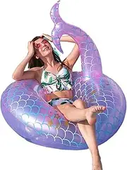 Pool Inflatable PVC Inflatable Float Beach Swimming Parties Beach Tube Inflatable Summer Pool Parties and Entertainment (Color : CN) LWX