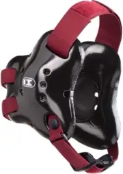 Cliff Keen Fusion Wrestling Headgear/Earguards, Model EF66, Black/Maroon
