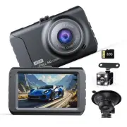 Front and Rear car Cameras, 1296P Full HD car Camera, 170 Wide-Angle, with a ...