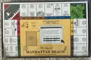 Mint Unopened Vintage Manhattan Beach 75th Anniversary "Monopoly" Game