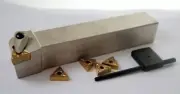 Rigid Clamp Glanze GTJNR Industrial Lathe Turning Tool with 5 Inserts 25mm Shank