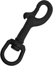 75mm Swivel Snap Hook Stainless Steel Diving Fishing Hook Fast Eye Safety Snap for Outdoor Use