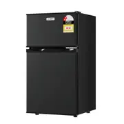 80L Bar Fridge Mini Freezer Refrigerator Black