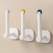 3Pcs Multifunctional Hook Lid Storage Hanger L Shape Wall Mounted Towel Holder