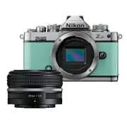 Nikon Z fc Body Mint Green with Nikkor Z 28mm f/2.8 (SE)