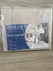 Bedelite Duvet Cover Set Queen Size Plus 2 Shams Gray