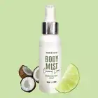 COCONUT & LIME Perfume Body Mist Spray ALL NATURAL INGREDIENTS ~ VEGAN 100ml