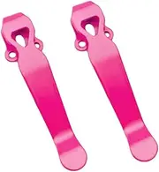 2x Deep Carry Pocket Clips Attachments Titanium for Benchmade 551,560,565,575,585,595,940 Series,980 Turret Knife Pink Clip