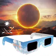Solar Eclipse Glasses (10 pack) Safe Shades for Direct Sun Viewing 2024 D