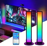 Smart LED Strips, RGB Bar Lamp USB Ambiance Gaming Lights with Multiple Lighting Effects and Music Modes for Gaming Room, PC, PC Accessories, Gaming Desk Accessories, Mood Light with App Control