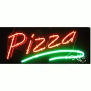 BRAND NEW "PIZZA" 32x13 W/UNDERLINE REAL NEON SIGN w/CUSTOM OPTIONS 10609