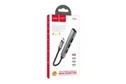 hoco HB26 4 in 1 adapter(Type-C to USB3.0+USB2.0 - metal gray