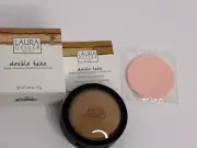 Laura Geller Double Take Baked Versatile Powder Foundation Tan Full Size .35 oz
