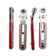 Precision Twoway Ratchet Screwdriver Set Corner Bend Right Angle Magnetic