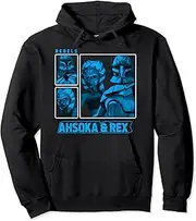 [STAR WARS] The Clone Wars Rebels Ahsoka & Rex Pullover Hoodie