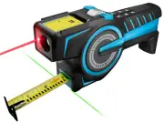 3-In-1 Digital Tape Measure, 100M Laser Tape Measure & Auto Lock Tape with Insta