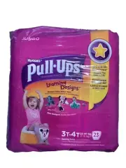 Disney Pull-Ups Learning Designs Training Pants Girls 3T-4T - 23 Ct. NEW PIXAR