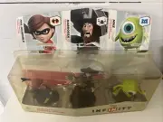 Disney Infinity Sidekick Pack 3 Pack Mrs. Incredible Barbossa, and Mike -DMG BOX
