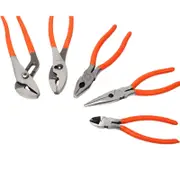 5Pc Plier Set Multi Use Diagonal Linesman Long Nose Groove Joint Slip Joint Tool
